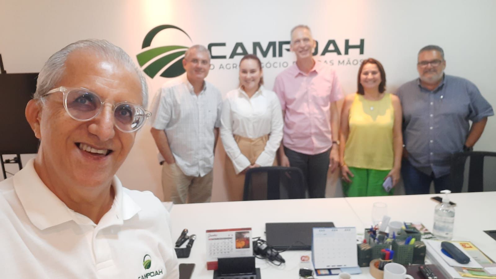 CAMPOAH RECEBE VISITA DE GESTORES DO MUNICÍPIO DE QUIXERAMOBIM